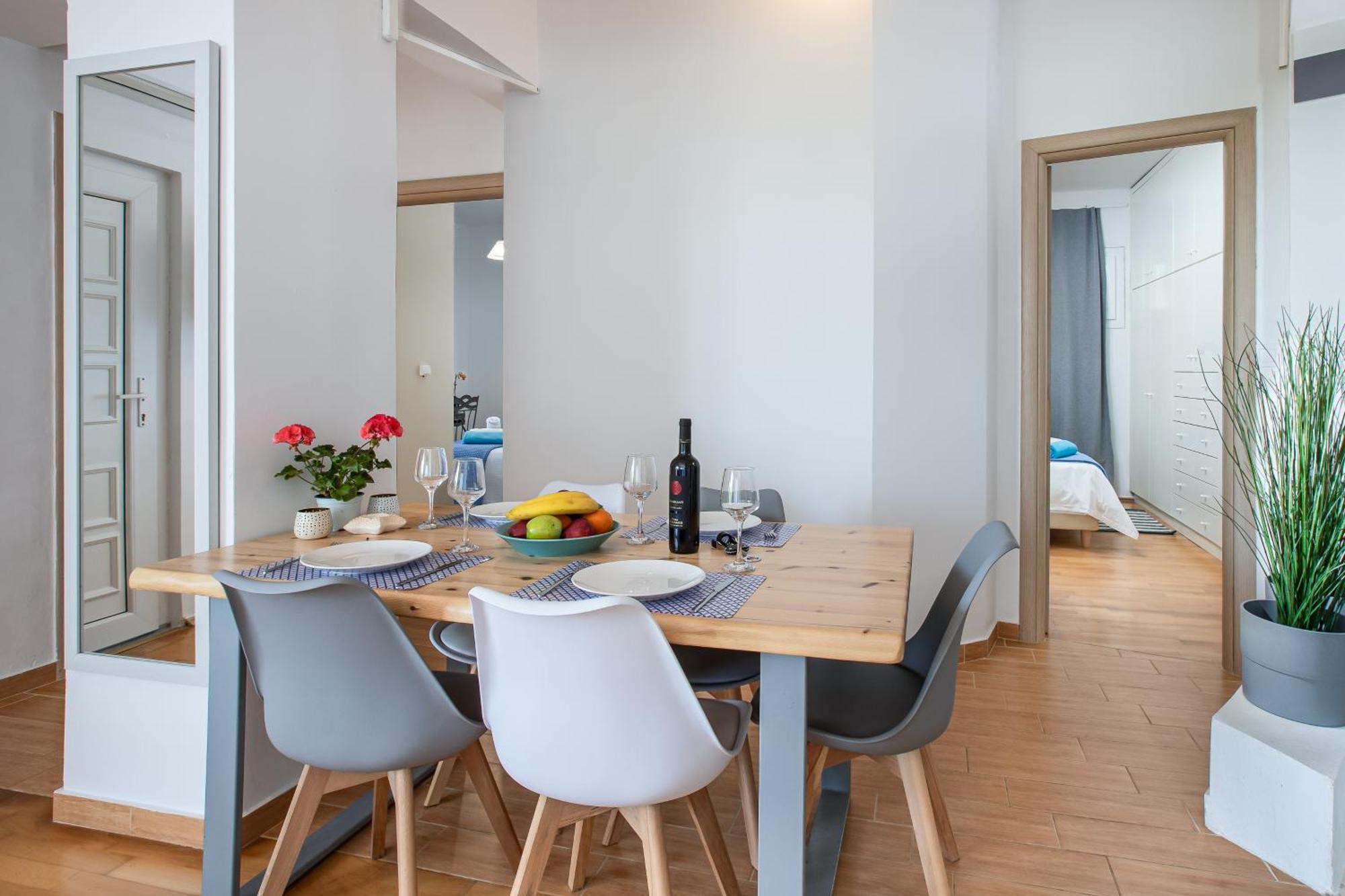 Dimitra Apartment With Private Pool And Sea View -The Ground Floor Of A Two Storey Building Daratsos Exterior photo