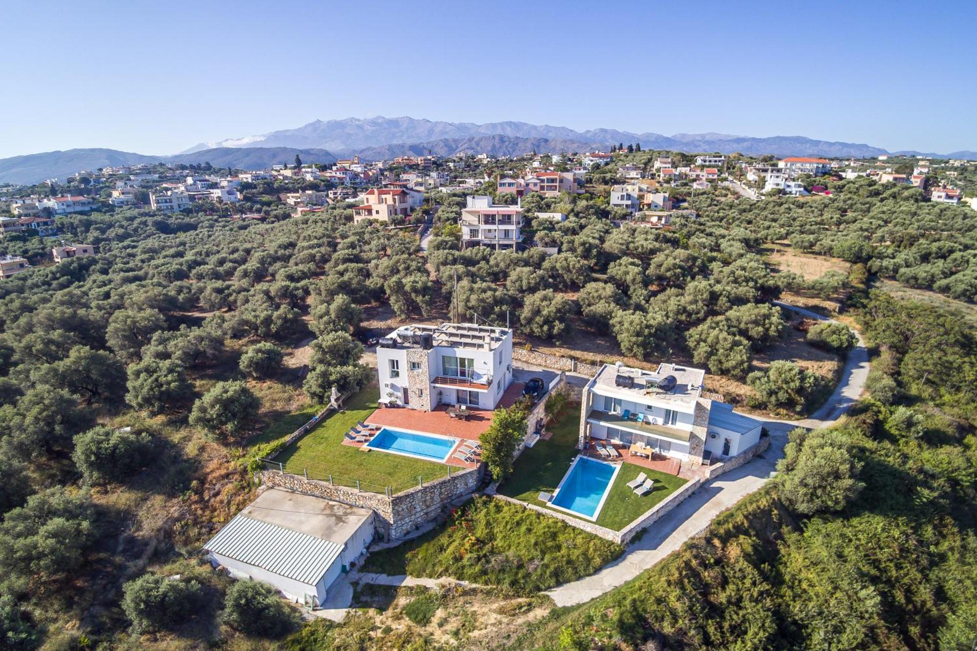 Dimitra Apartment With Private Pool And Sea View -The Ground Floor Of A Two Storey Building Daratsos Exterior photo